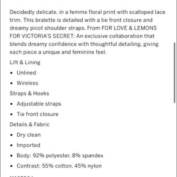 SOLD For Love and Lemons Melrose Bralette Large NWOT - Picture 8 of 8